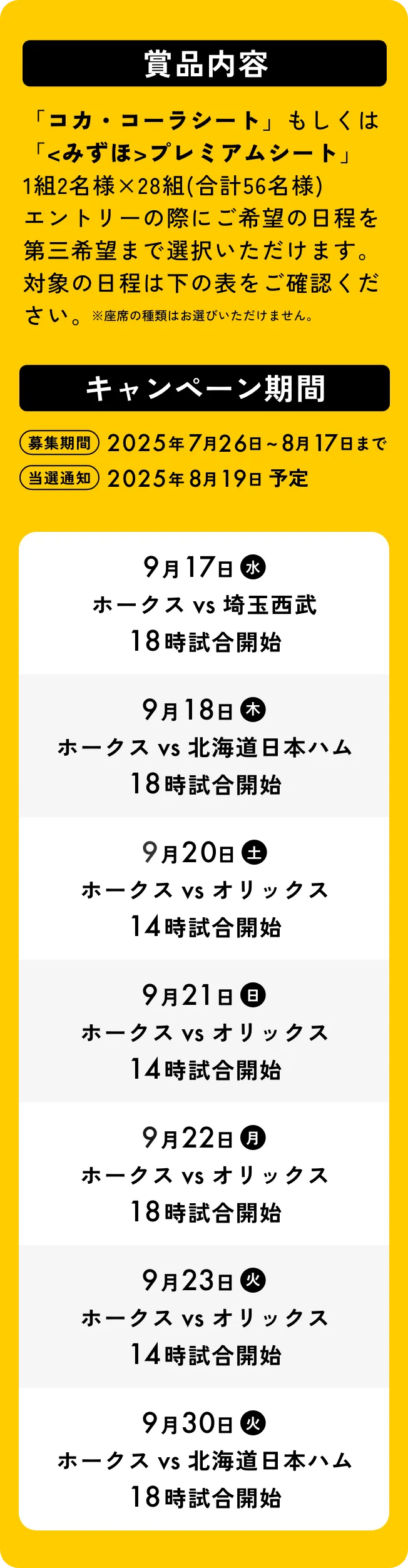 キャンペーン詳細