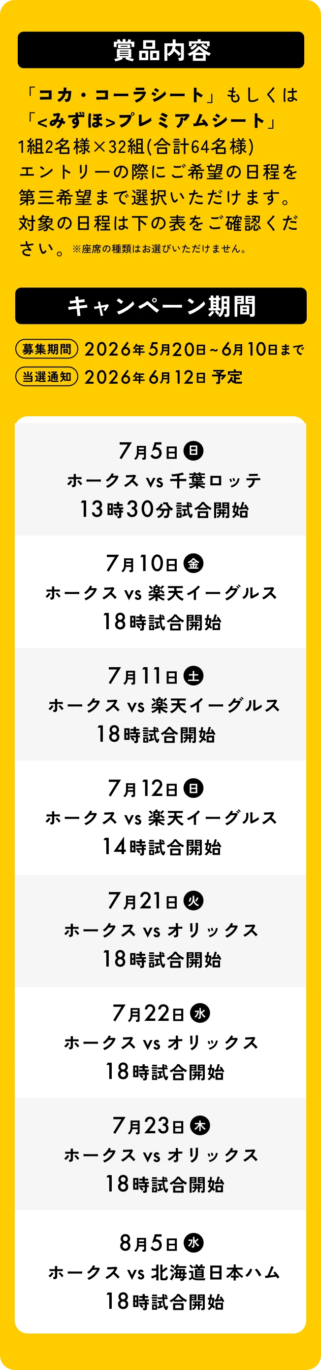 キャンペーン詳細