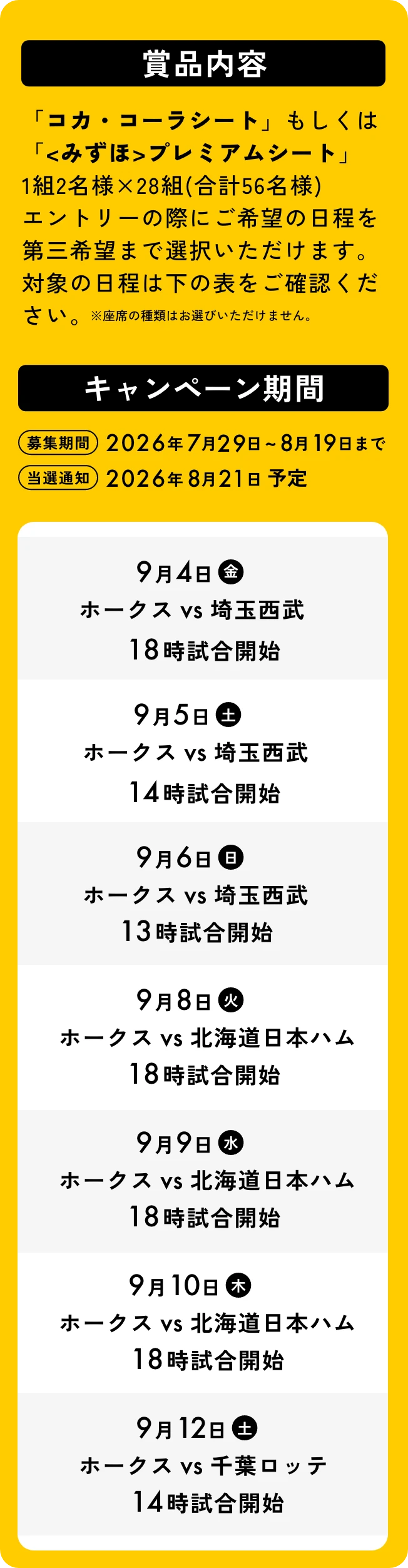 キャンペーン詳細